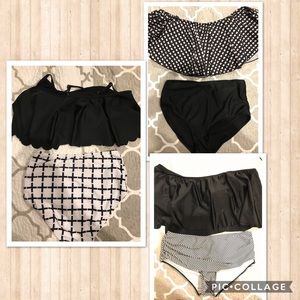 Cupshe high waist bikini lot all fit s/m